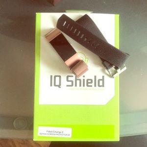 Fitbit charge 2 and IQ Shield protection.